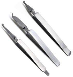 Pinzas de Acero Inoxidable de Acción Inversa para Colocación/Extracción de Brackets Dentales, Instrumentos de Ortodoncia - Product Image 1