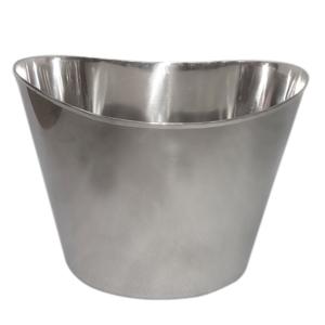 Veqking — seau à vin glacée en bois isolé en acier inoxydable - Product Image 3