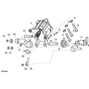 Soporte de Montaje SCV Tradella International SU22328 para Tractor - Pieza de Repuesto de Acero Inoxidable Resistente para Maquinaria Agrícola - Product Image 2