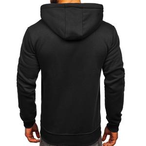 Sweat à capuche surdimensionné pour hommes 100% coton teint uni brodé US EU sweat personnalisé en avocat noir vert pour l'hiver - Product Image 5