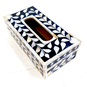 Boîte à mouchoirs en nacre polie style animalier avec toucher réel pour cadeau de Ramadan et de l'Aïd - Product Image 2