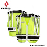 Gilets de sécurité 100 % polyester imperméables haute visibilité réfléchissants détachables avec protection anti-chaleur pour les travailleurs