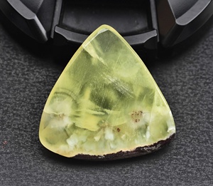 Yellow Prehnite Cabochon Unique <b>Pattern</b> Bio Color Prehnite Gemstone For Jewelry Custom Shape and Size Wholesale Yellow Prehnite - Product Image 3