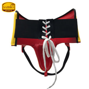 Short d'entraînement de boxe professionnel de haute qualité pour hommes avec protège-aine en cuir synthétique imprimé avec logo personnalisé pour Kickboxing MMA - Product Image 3