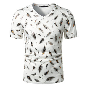 T-shirt pour hommes, en coton, surdimensionné, estival et pas cher, avec impression personnalisée, offre spéciale, - Product Image 3