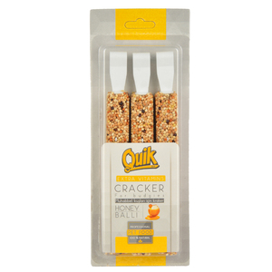 Quik Budgie Honey Stick Golosinas para Pájaros Amarillo 3 piezas - Product Image 3