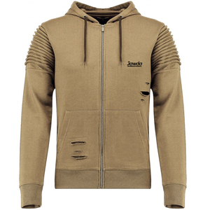 Streetwear 450gsm 100% Coton Surdimensionné Hommes Zip Up Hoodies Casual Blank Zippered Hoodie Hommes Hoodies - Product Image 1