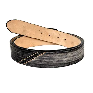 Comfortable & Soft Natural Leather Men's Belt Custom Designer Belts With Metal Alloy Buckles & Fitting Suppliers