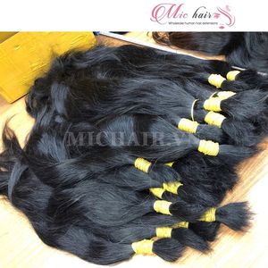 Mèches naturelles lisses et vierges noir — queen beauty, 100% cheveux humains vierges, Double Drawn, vente en gros - Product Image 2