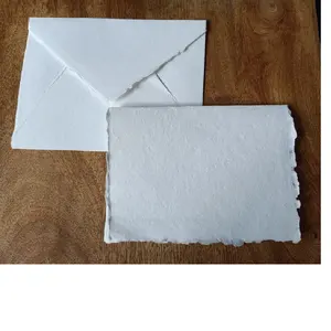 Çevre dostu el yapımı kağıt mektup yazı seti