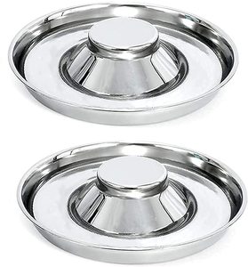 King-cuenco de acero inoxidable para perro, cuencos estampados de colores, producto de acero, internacional, venta al por mayor - Product Image 5