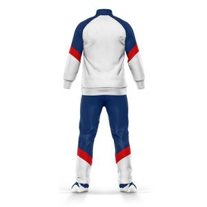 Ensemble de survêtement d'hiver grande taille de qualité supérieure pour le fitness et le jogging, motif uni, avec sweat-shirt et pantalon de jogging 100 % coton - Product Image 2