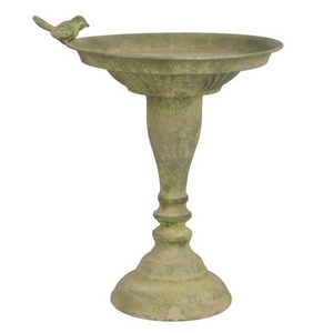 <b>Garden</b> Decor Cast Iron Plant Hanger Green Bird Bath And Bird Feeder With <b>Hook</b> Wall Bracket <b>Garden</b> Bird Bath Bowl at best price - Product Image 6