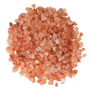有机食品级天然喜马拉雅中等课程粉红色盐充满矿物质精细食盐烹饪
