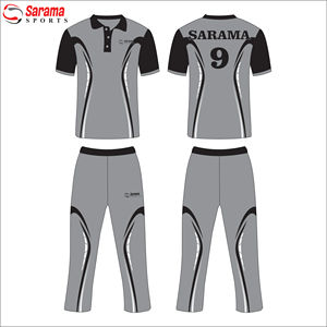 Kit de cricket à sublimation personnalisée ensemble d'uniformes pour hommes tailles adultes chemise et pantalon de cricket à demi-manches, - Product Image 4