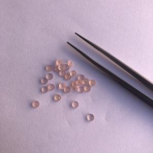 Piedra de Calcedonia Rosa Natural de 4mm y 6mm, piedra preciosa suelta de corte Rosa redonda del fabricante Alibaba, distribuidor Regular, semipreciosa Real - Product Image 1