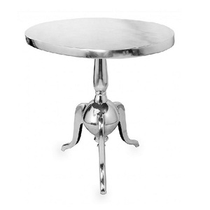 Table de chevet métallique classique indienne, au Design Antique fait à la main, vente en gros, élégante - Product Image 2