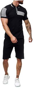 Ensemble de survêtement pour homme en polyester/coton, deux pièces, avec sweat à capuche et chemise zippée à manches longues pour l'hiver - Product Image 4