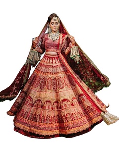 Robes longues vintage Lehenga Choli Robes pour femmes Robes longues élégantes Vêtements musulmans - Product Image 1