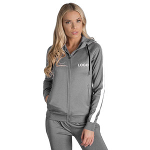 Conjunto Deportivo de Invierno para Mujer con Capucha, Traje de Entrenamiento de Spandex, Personalizable OEM - Product Image 3