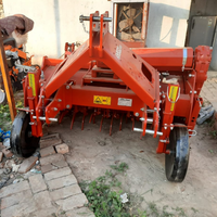 Shaktiman Rotavator Cultivador agrícola Tractor Nuevo y usado Acero Rotary Tiller Maquinaria agrícola PTO Fuente de alimentación Certificación EPA