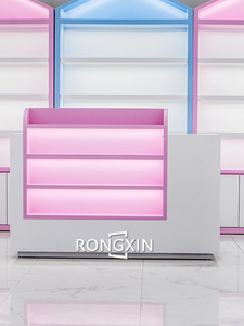 Bán Lẻ Mỹ Phẩm Dẫn Ánh Sáng Hiển Thị Kệ Make Up Hiển Thị Truy Cập Thẩm Mỹ Viện Kiosk Thiết Kế Vẻ Đẹp Cửa Hàng Tóc Giả Hiển Thị - Product Image 4