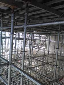 Vietnam Q235 Q345 V-recubrimiento por inmersión en caliente galvanizado ringlock andamios para la construcción sistema ringlock andamios - Product Image 5