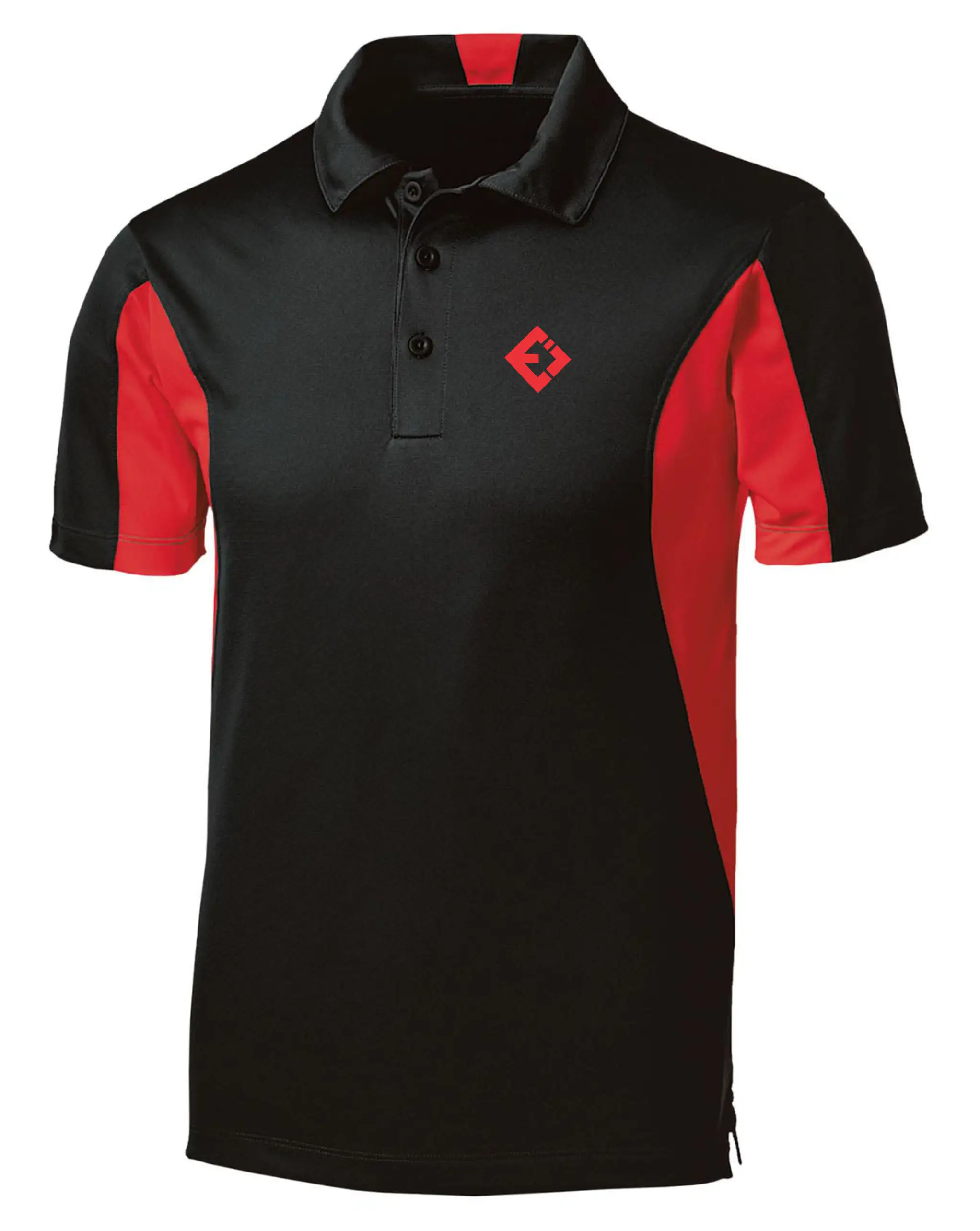 Polo T-Shirts Polyester Top-Qualität Shirts Polyester Spandex Qualität Panel Arbeit Polo-Shirts gedruckt Design Polo-Shirts