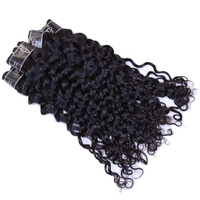 Fanixys — Extensions de cheveux brésiliens ondulés, 100 cheveux humains, pièces noires, Extensions de cheveux brésiliens vierges, très bonne qualité, en lots, livraison gratuite