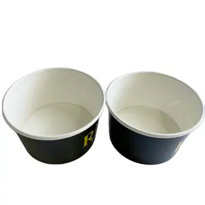 Frozen yogurt packing disposable food grade bowl eco friendly dessert cups