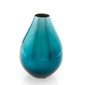 High Quality Best Selling Nice Design Metallic <b>Turquoise</b> Lacquer <b>Vases</b> Decor Made in Viet Nam - Product Image 4
