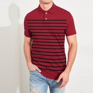 Chemises respirantes en jersey 100% coton personnalisées pour hommes, vente en gros de chemises à manches courtes grande taille d'été - Product Image 2