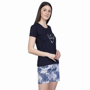 Screen printed T-<b>Shirt</b> with Fancy short sets Outdoor <b>Party</b> Wear Hot Selling Summer sets - Product Image 3