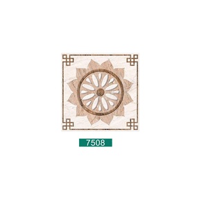 Carreaux de sol en porcelaine polie à double chargement décoratif design rond 40x40cm - Product Image 6