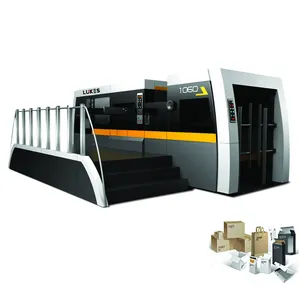 Máquina de troquelado automático de cartón, máquina para hacer productos, caja de papel de alta velocidad, 1050