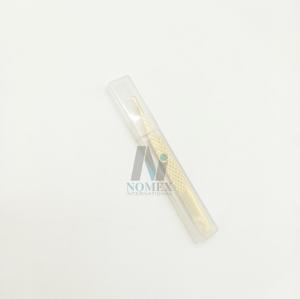 Pince à épiler d'extension de cils à poignée en diamant plaqué or en acier inoxydable durable 90 degrés antistatique précision soins personnels - Product Image 2