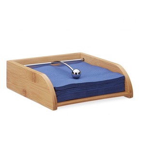 Porte-serviettes en bois écologique fait main pour comptoir, support de mouchoirs fantaisie, taille personnalisée, vente en gros, emballage carton suspendu - Product Image 6