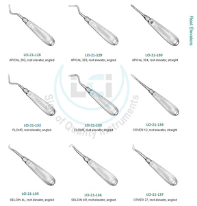 Elevadores dentales de lujo, Set de elevadores rectos y curvados, de acero inoxidable alemán, para Raíces dentales - Product Image 2