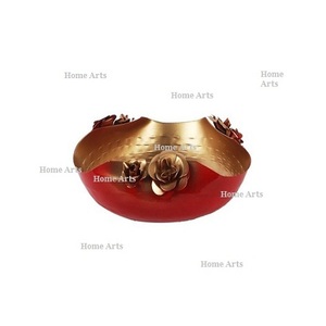 Bol à fleurs de forme ronde fait à la main Urli Qualité supérieure Taille personnalisée Urli en laiton à un prix acceptable Urli - Product Image 1
