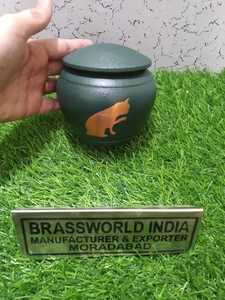 การออกแบบใหม่หม้อรูปสัตว์เลี้ยงศพโกศอุปกรณ์งานศพโดย Brassworld อินเดีย - Product Image 3