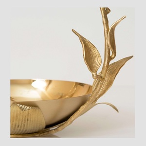 Tazón Decorativo de Acero Inoxidable de Primera Calidad, Diseño Moderno, Color Dorado, Tazón para Servir Postres al Precio Más Bajo - Product Image 3
