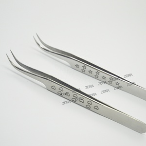 2D 3D 4D และ6D ขนตาแบบคลาสสิกและปริมาณขนตาเทคนิคแหนบปริมาณ - Product Image 1