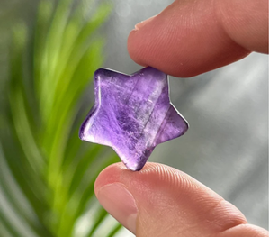 Estrellas de cristal curativas para artesanías de cristal natural, adornos de pentagrama de amatista, accesorios para hacer joyas para regalos - Product Image 3