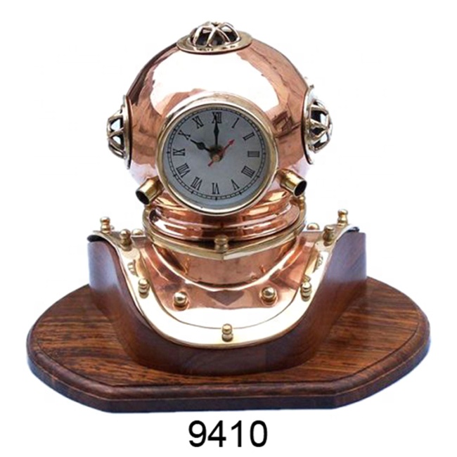 Casque De Plongée Nautique Style Ancien – Laiton Et Cuivre, Reproduction US Navy