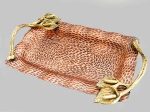 Bol de service de collations de salade de noix décoratives en fer doré rond de qualité supérieure pour accessoires de vaisselle plateaux de service - Product Image 6