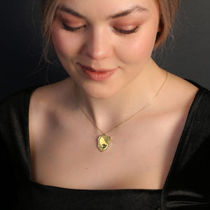 Diseño liso medallón encanto collar turco venta al por mayor hecho a mano 925 joyería de plata esterlina - Product Image 3