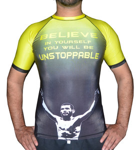 Chemise de sport à manches courtes pour homme avec imprimé Muhammad Ali, en polyester à séchage rapide - Product Image 6