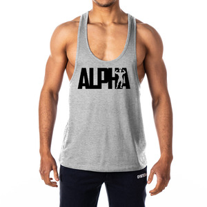 Best <b>Stringer</b> <b>Vest</b> with High Quality Printing for Gym Sports Custom Sizing and Designing Y Back Singlet for <b>Mens</b> Workout Running - Product Image 1