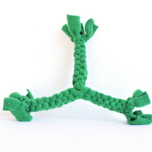 Trendy Soft Fleece Braided <b>Dog</b> Toy Softy Fabric Style <b>Small</b> <b>Dog</b> Toy with <b>Dog</b> Rope Leash for Walking - Product Image 1