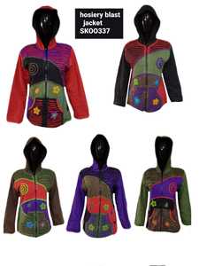 เสื้อแจ็กเก็ตแบบมีซิปลายดอกไม้ใส่ได้ทั้งชายและหญิงดีไซน์ล่าสุด2022 - Product Image 2